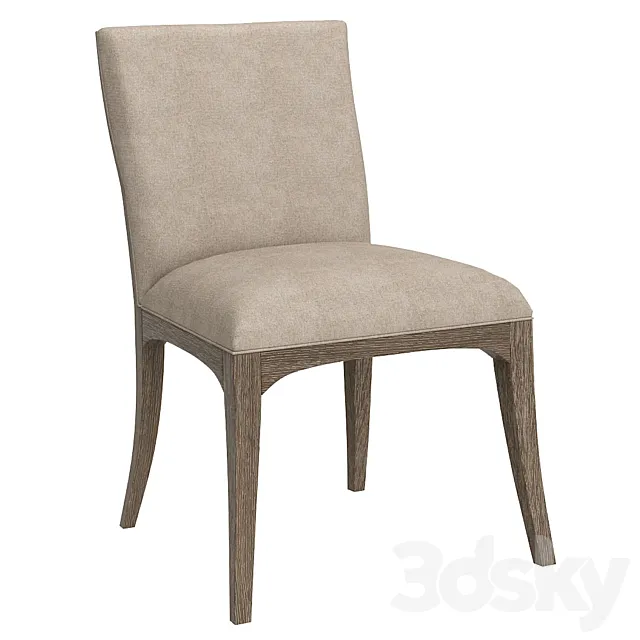 Dining chair Fusion Side Chair Caracole 3D Model Dining chair Fusion Side Chair Caracole 3D Model