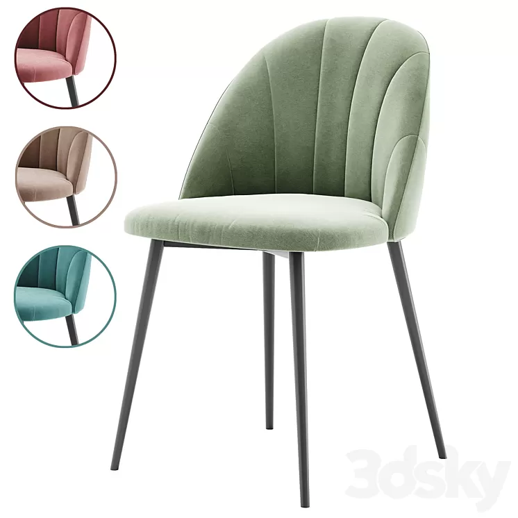 Dining Chair LOGAN from STOOLGROUP | LOGAN CHAIR 3D Model Free Download