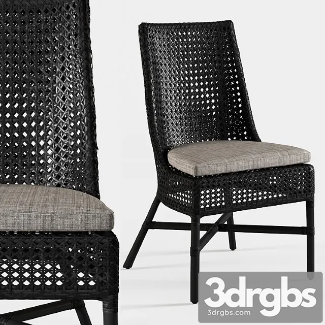 Dining Chair Maluku 3D Model Download