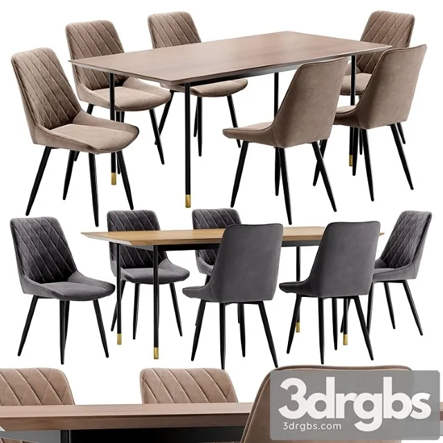 Dining chair nika and table impala Dining chair nika and table impala