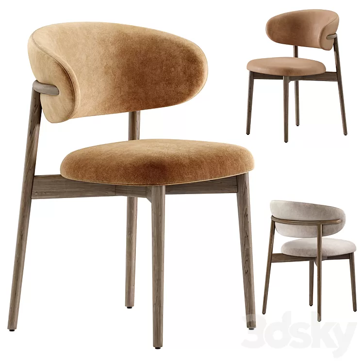 Dining chair Oleandro 3D Model Free Download Dining chair Oleandro 3D Model Free Download