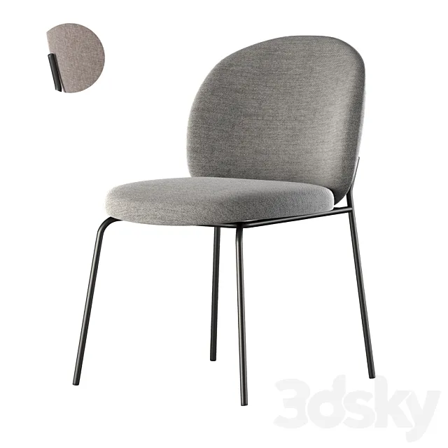 DINING CHAIR PRINCETON 3D Model DINING CHAIR PRINCETON 3D Model