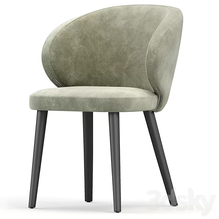 DINING CHAIR SANTI 3D Model Free Download