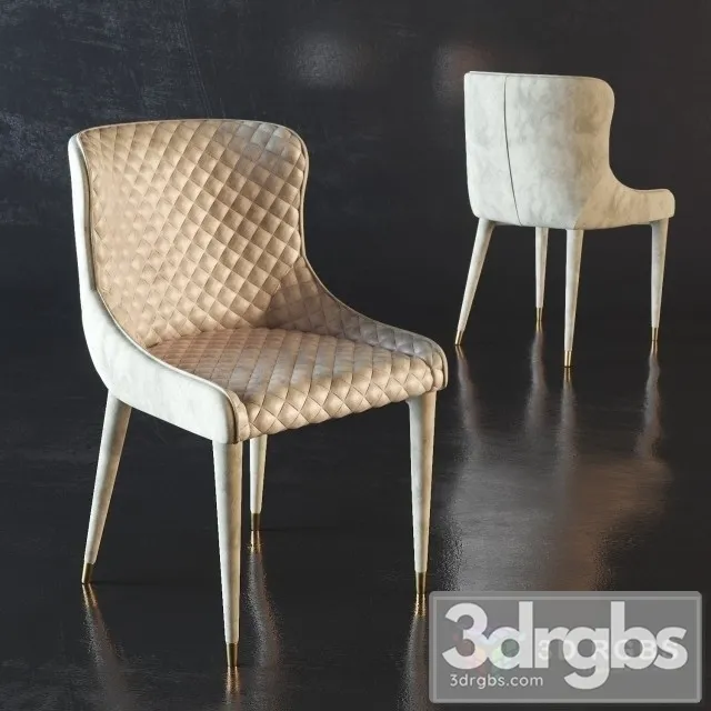 Dining Chair Signal Meble Colin Beige 3D Model Download Dining Chair Signal Meble Colin Beige 3D Model Download