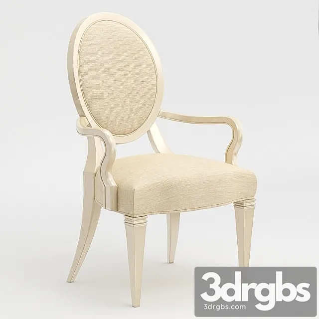 Dining chair taste-full arm caracole cla-016-274 2 3D Model Download
