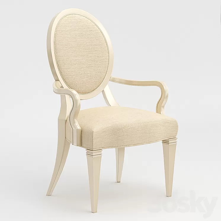 Dining chair Taste-Full Arm Caracole CLA-016-274 3D Model