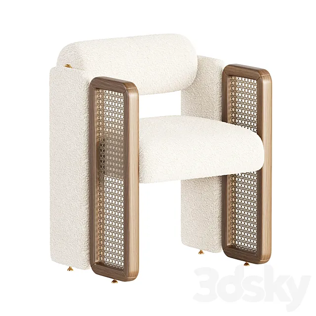 Dining Chair WALTER 3D Model Dining Chair WALTER 3D Model