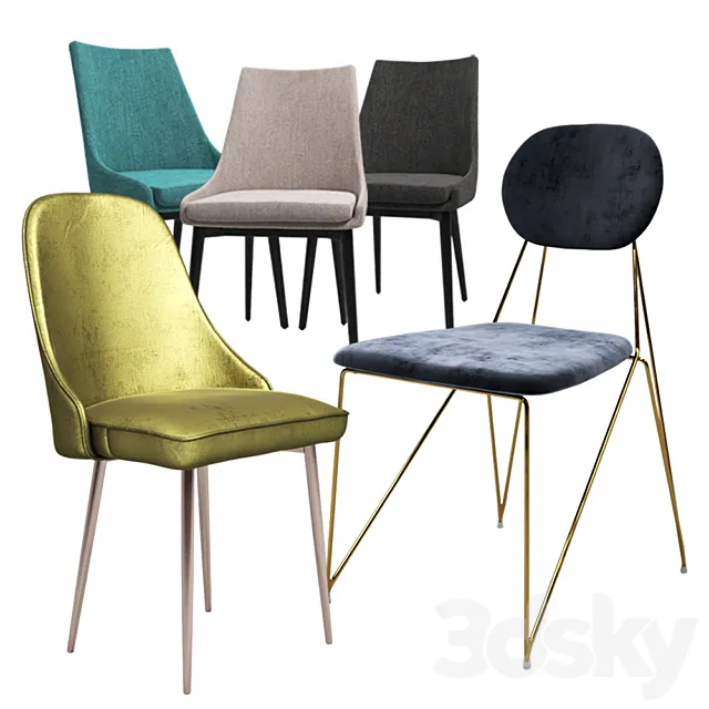 Dining chairs 3DModel