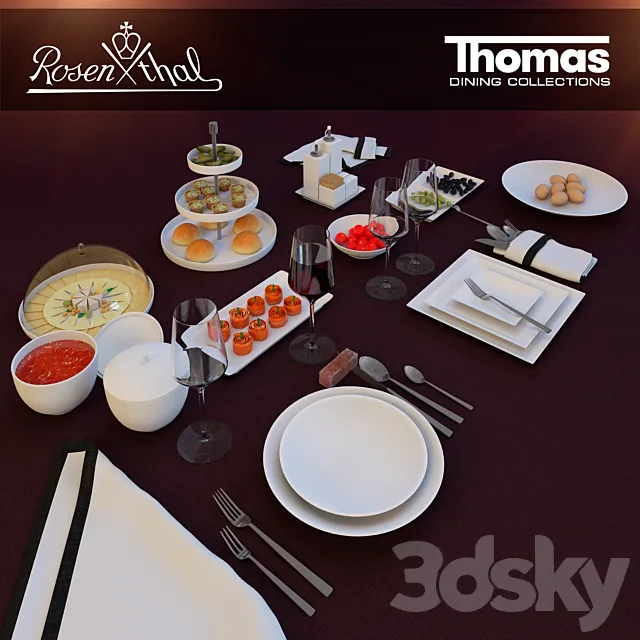 Dining Collections Loft by Rosenthal 3DModel