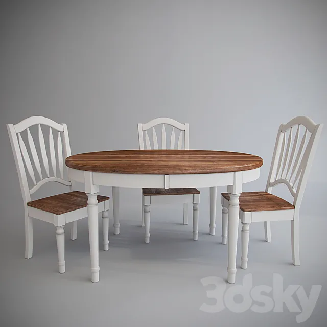 dining group 3DModel dining group 3DModel