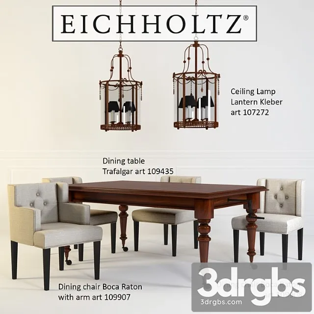 Dining Group Eichholtz 3D Model Download