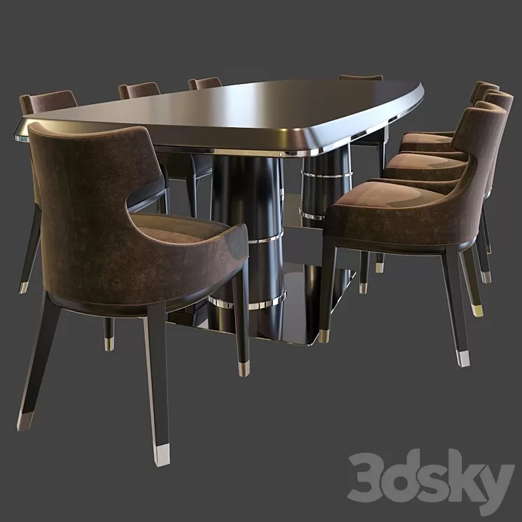 Dining group MEDEA 3D Model