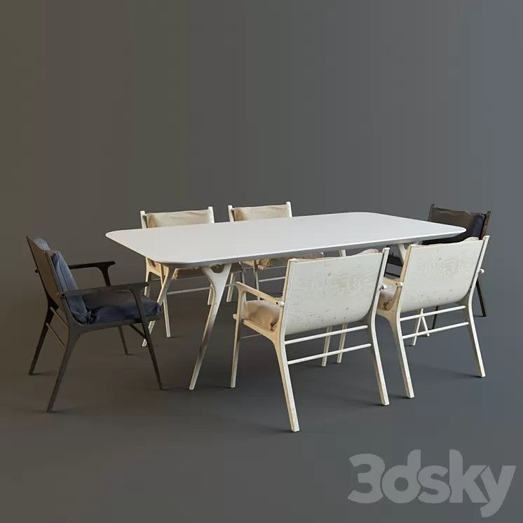 Dining REN 3D Model Dining REN 3D Model