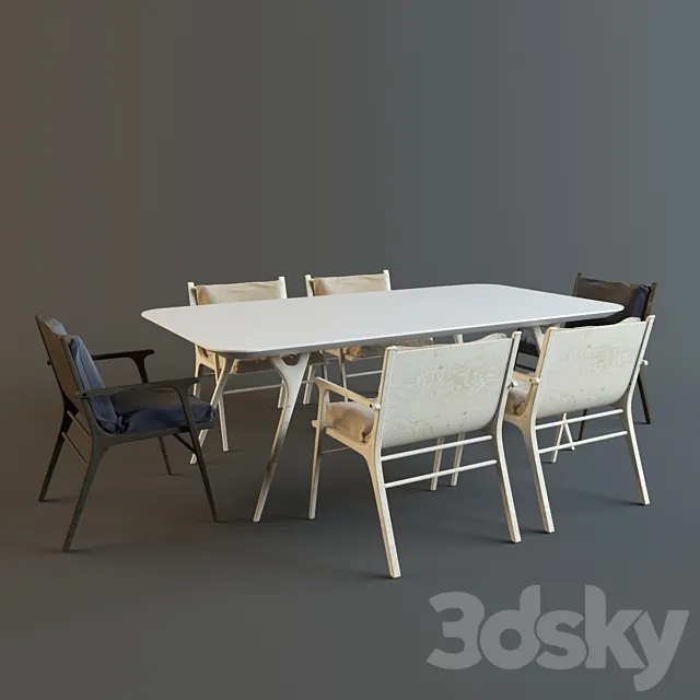 Dining REN 3DModel Dining REN 3DModel