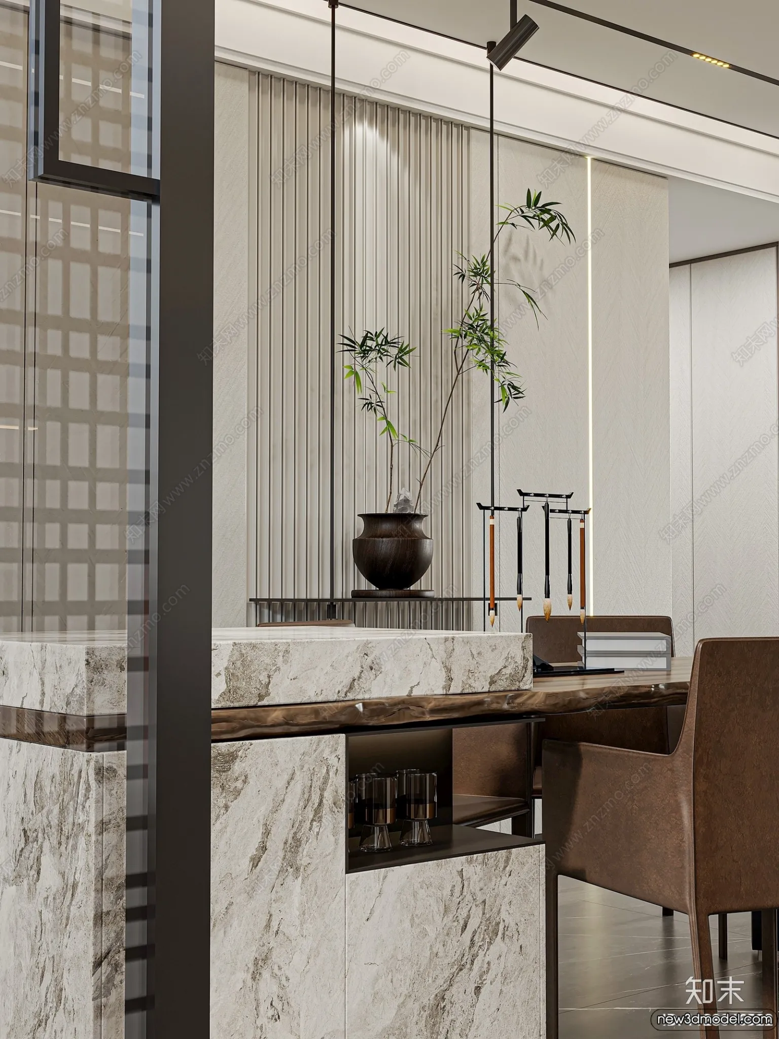 Dining Room – 3D Models – 3D Interior Scenes – 009 Dining Room – 3D Models – 3D Interior Scenes – 009