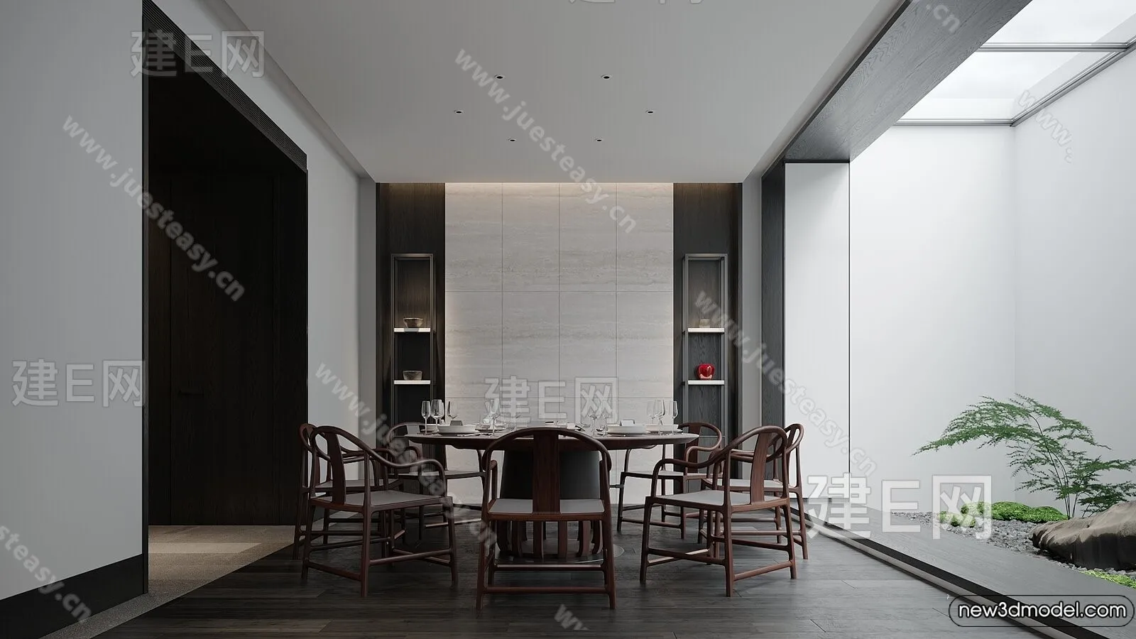 Dining Room – 3D Models – 3D Interior Scenes – 015 Dining Room – 3D Models – 3D Interior Scenes – 015