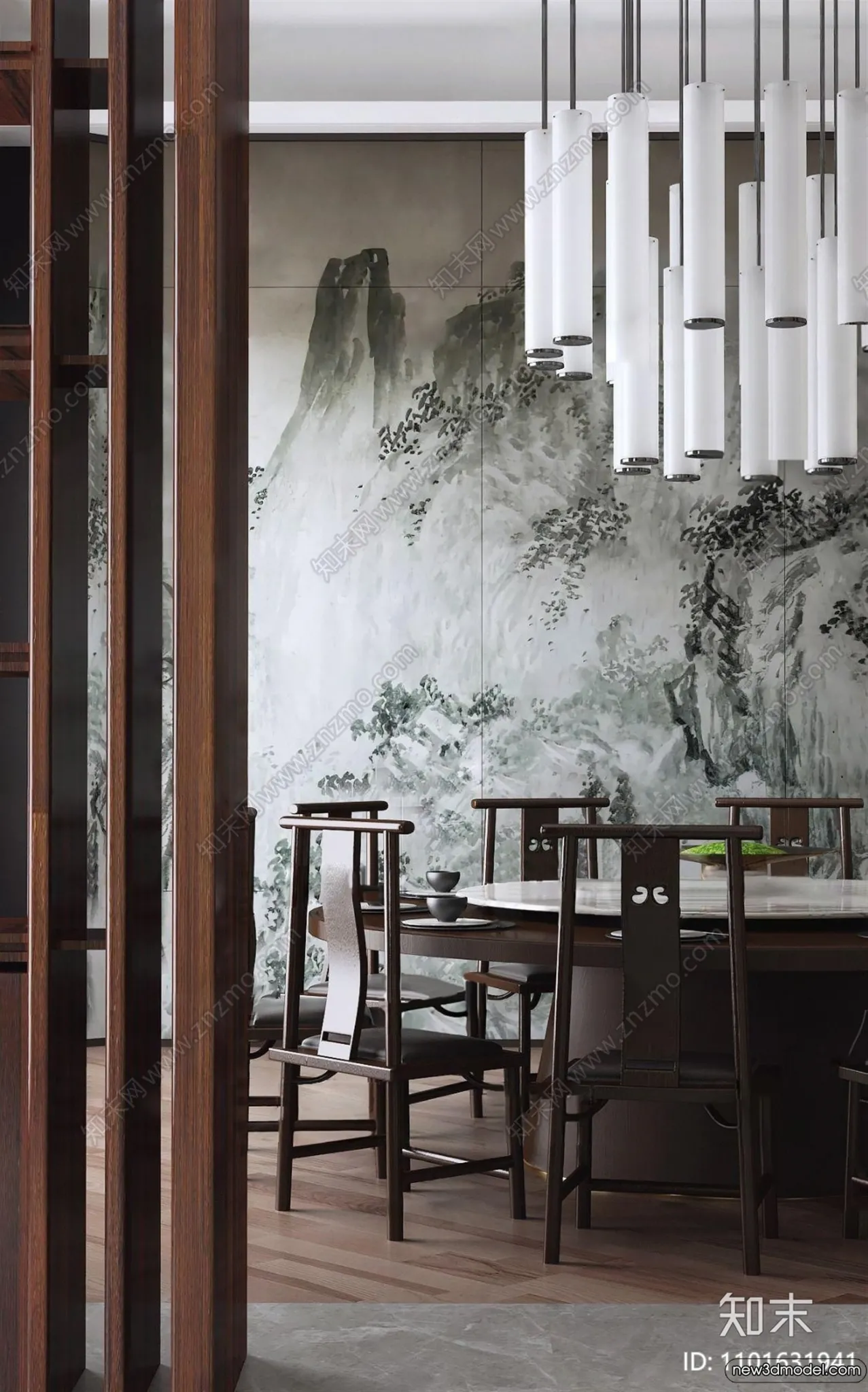 Dining Room – 3D Models – 3D Interior Scenes – 018 Dining Room – 3D Models – 3D Interior Scenes – 018