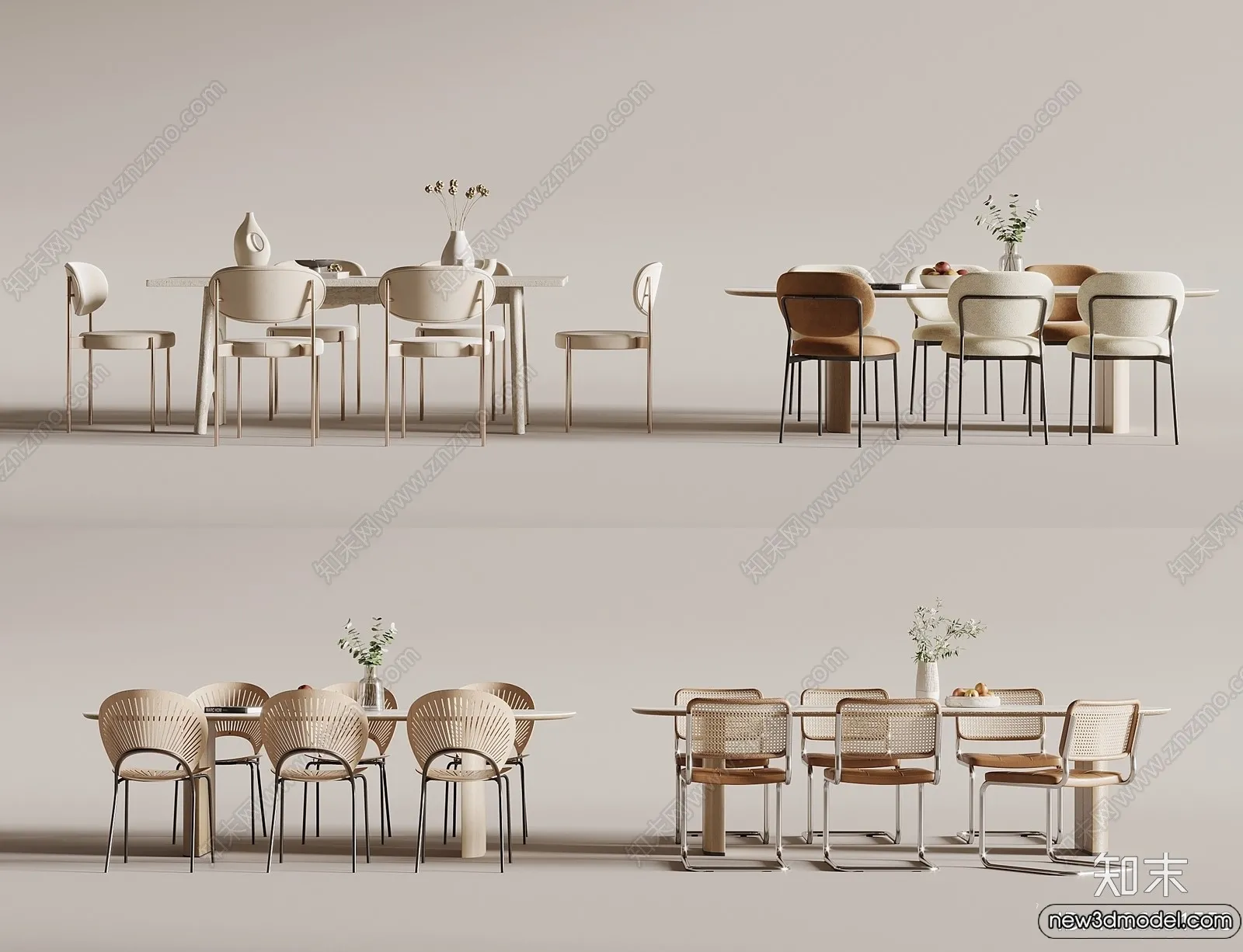 Dining Room – 3D Models – 3D Interior Scenes – 021 Dining Room – 3D Models – 3D Interior Scenes – 021