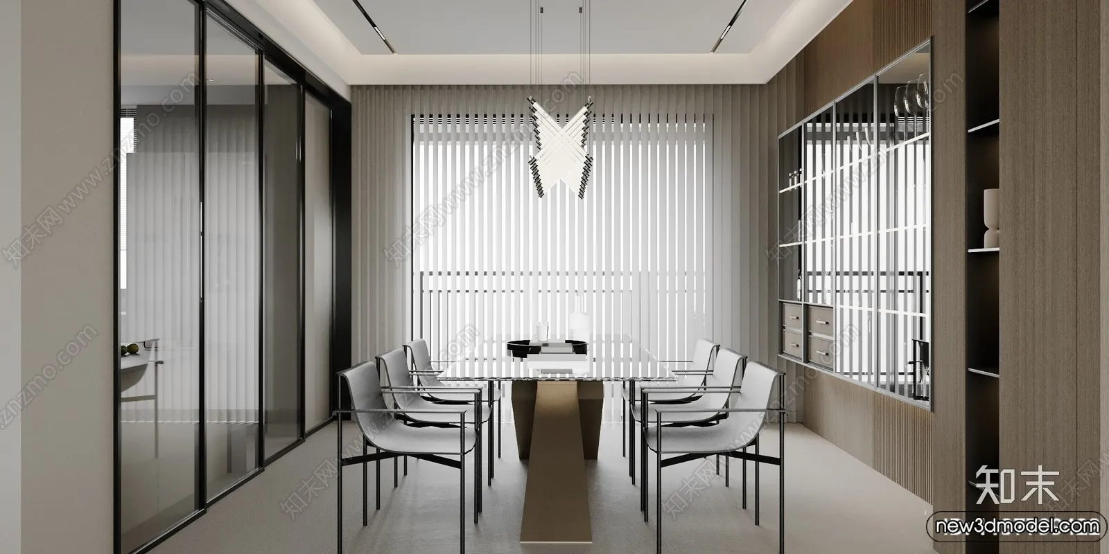 Dining Room – 3D Models – 3D Interior Scenes – 023 Dining Room – 3D Models – 3D Interior Scenes – 023