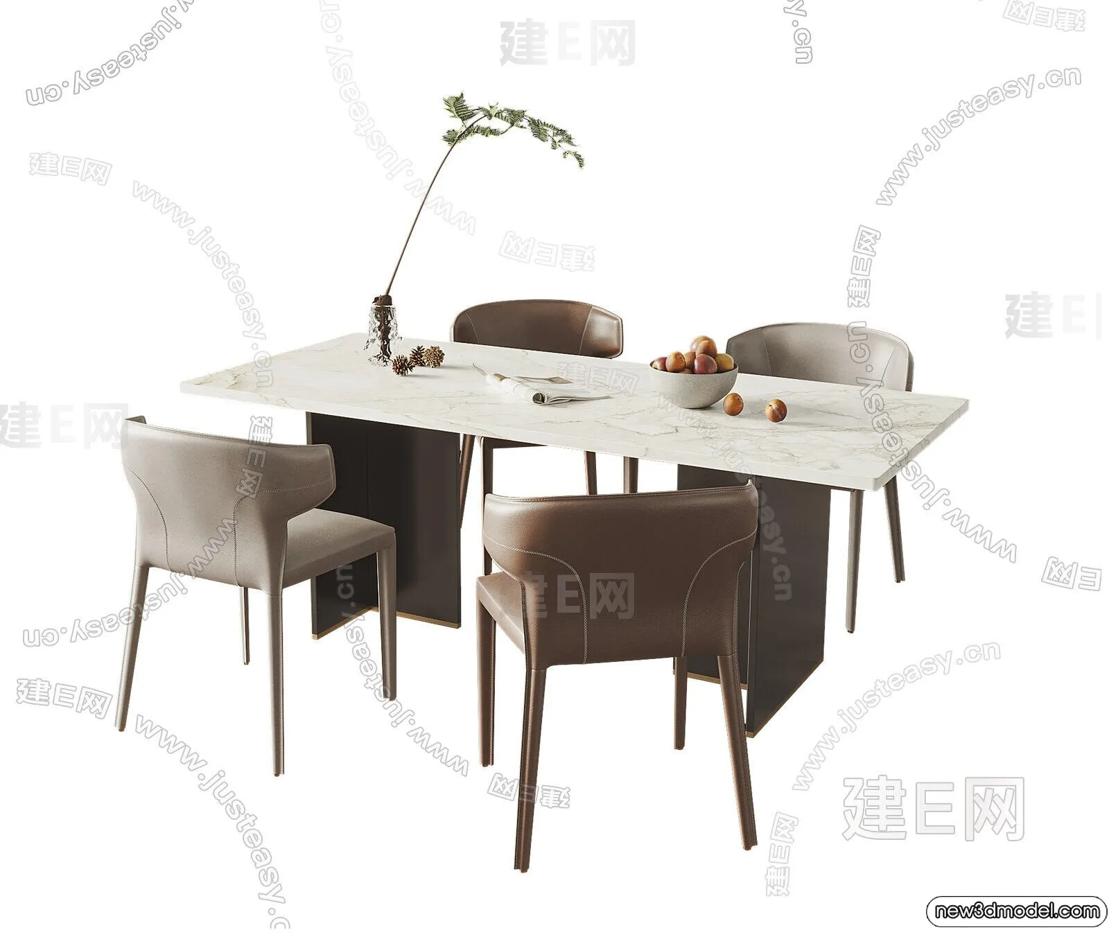 Dining Room – 3D Models – 3D Interior Scenes – 025 Dining Room – 3D Models – 3D Interior Scenes – 025