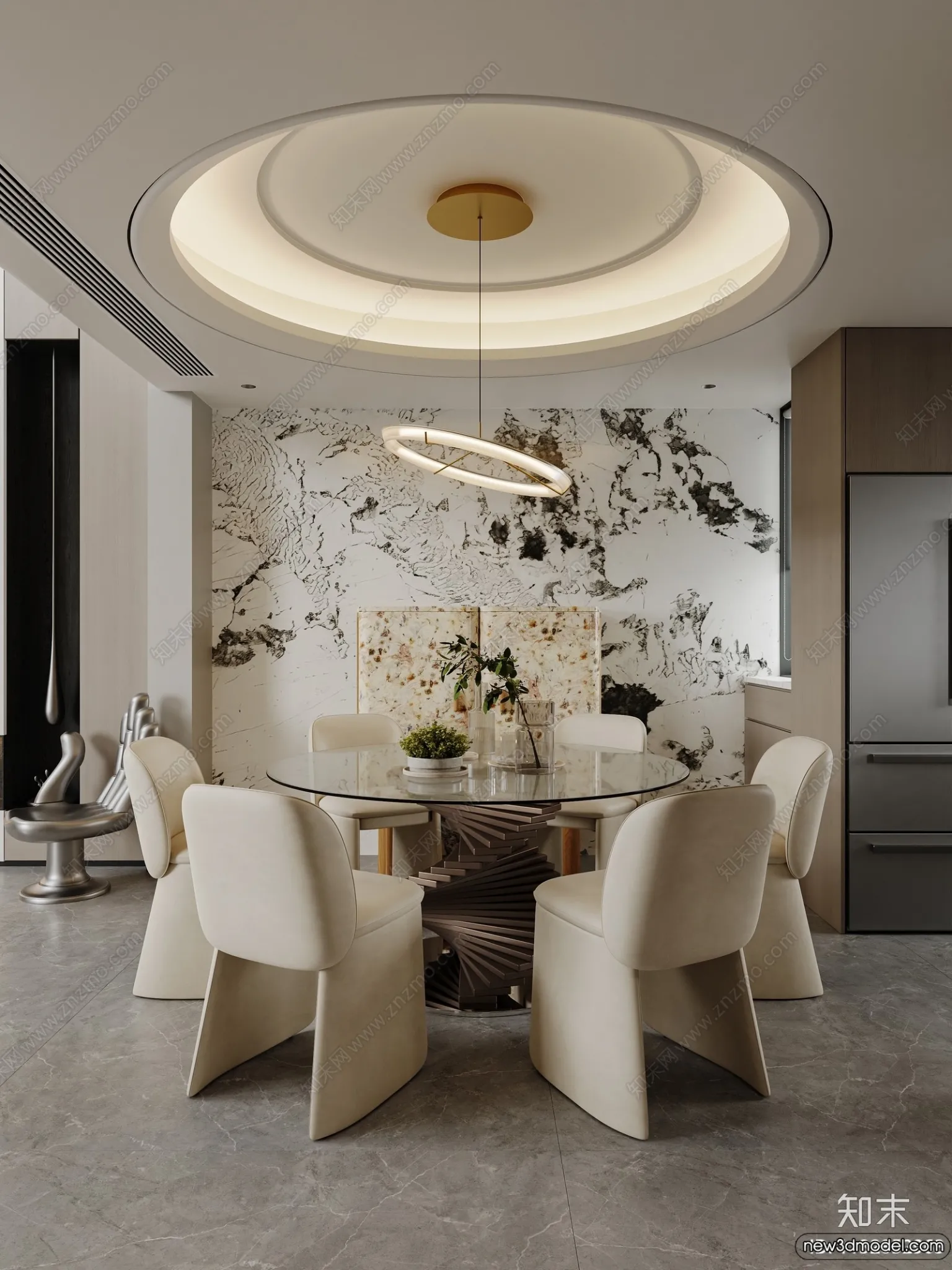 Dining Room – 3D Models – 3D Interior Scenes – 062 Dining Room – 3D Models – 3D Interior Scenes – 062