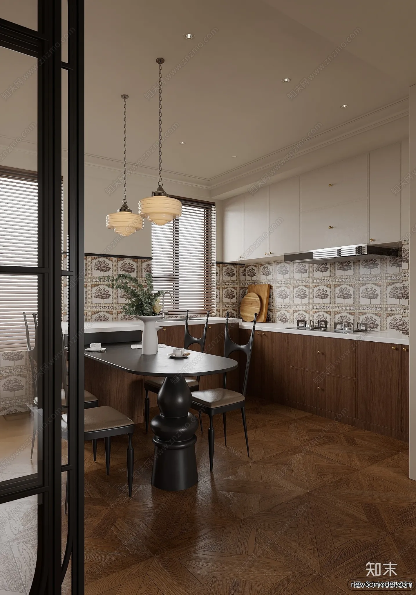 Dining Room – 3D Models – 3D Interior Scenes – 084 Dining Room – 3D Models – 3D Interior Scenes – 084