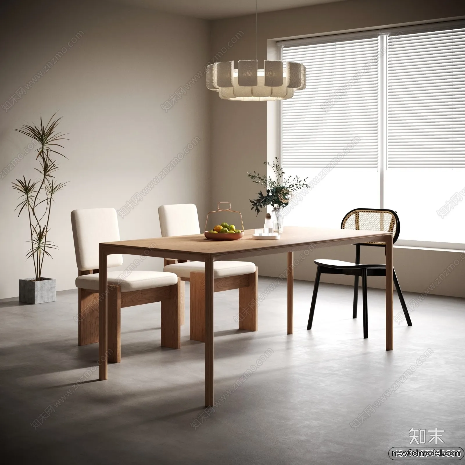 Dining Room – 3D Models – 3D Interior Scenes – 088 Dining Room – 3D Models – 3D Interior Scenes – 088