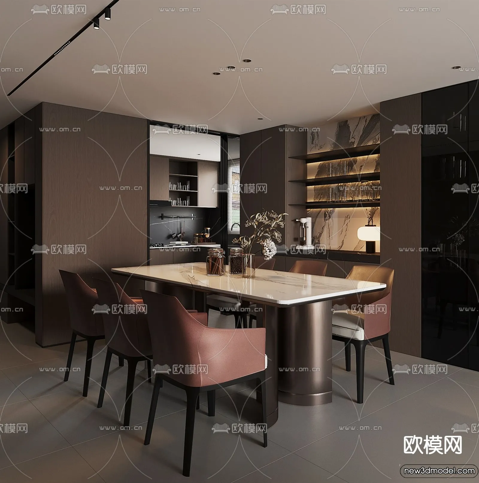 Dining Room – 3D Models – 3D Interior Scenes – 101 Dining Room – 3D Models – 3D Interior Scenes – 101