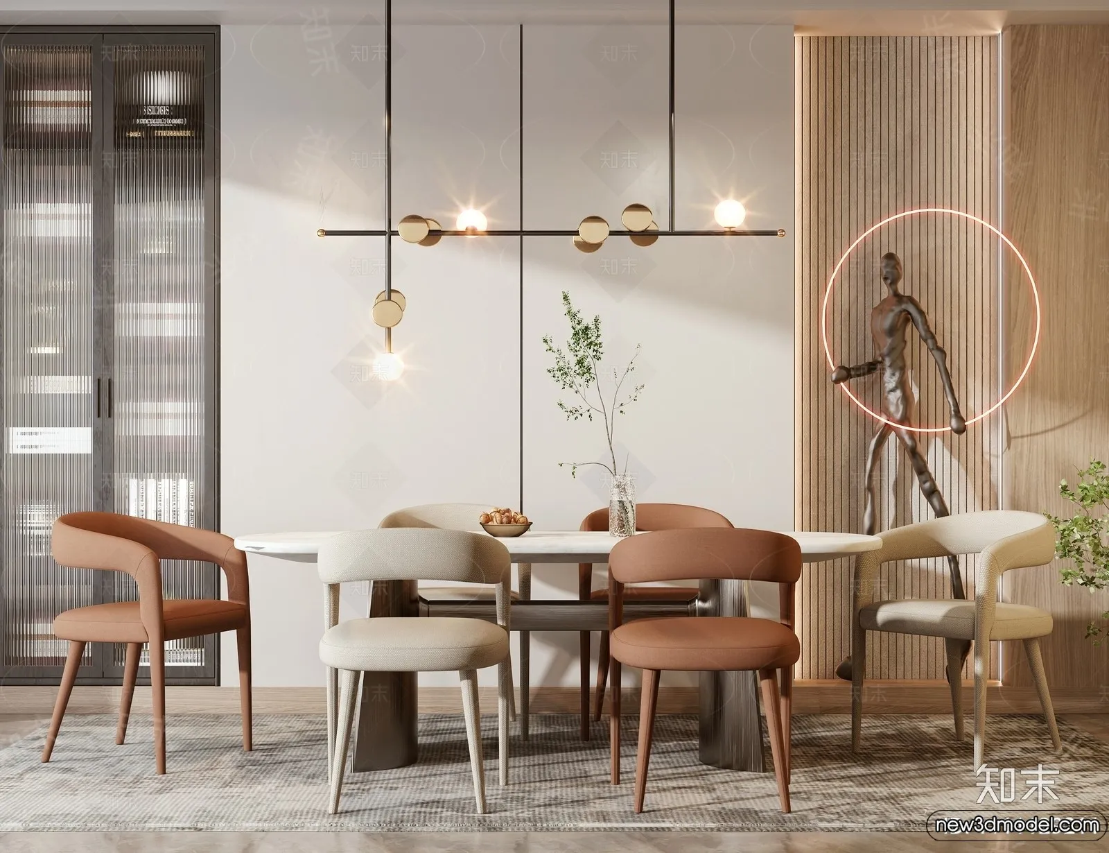 Dining Room – 3D Models – 3D Interior Scenes – 104 Dining Room – 3D Models – 3D Interior Scenes – 104