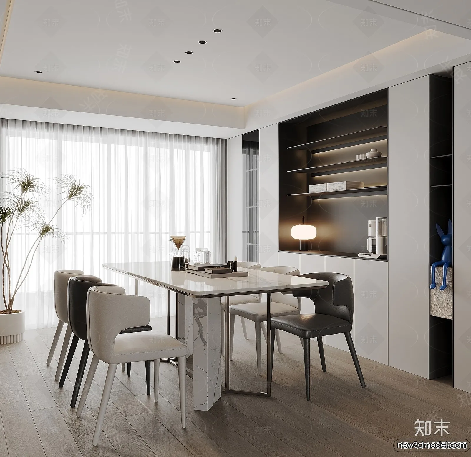 Dining Room – 3D Models – 3D Interior Scenes – 112 Dining Room – 3D Models – 3D Interior Scenes – 112