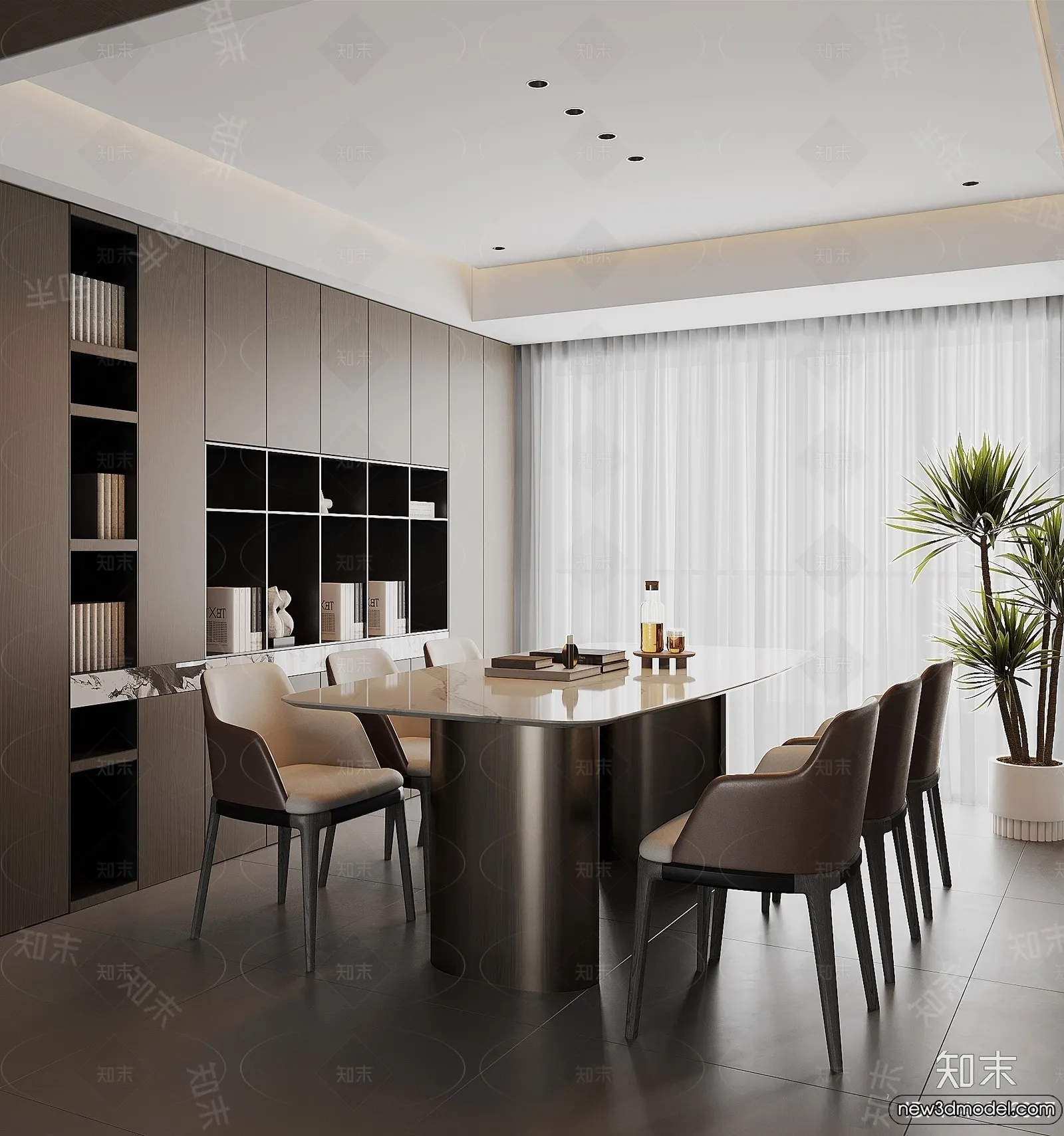 Dining Room – 3D Models – 3D Interior Scenes – 125 Dining Room – 3D Models – 3D Interior Scenes – 125