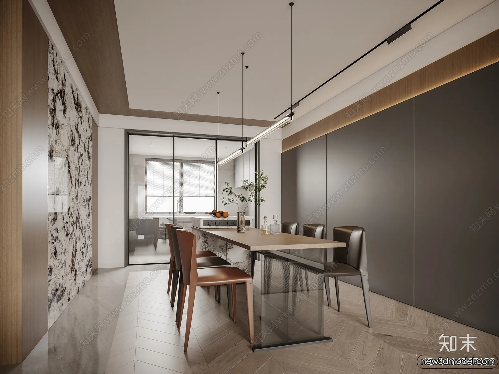 Dining Room – 3D Models – 3D Interior Scenes – 168 Dining Room – 3D Models – 3D Interior Scenes – 168