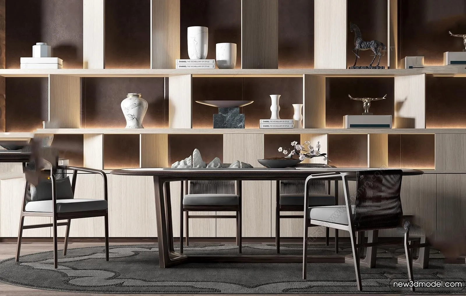 Dining Room – 3D Models – 3D Interior Scenes – 171 Dining Room – 3D Models – 3D Interior Scenes – 171