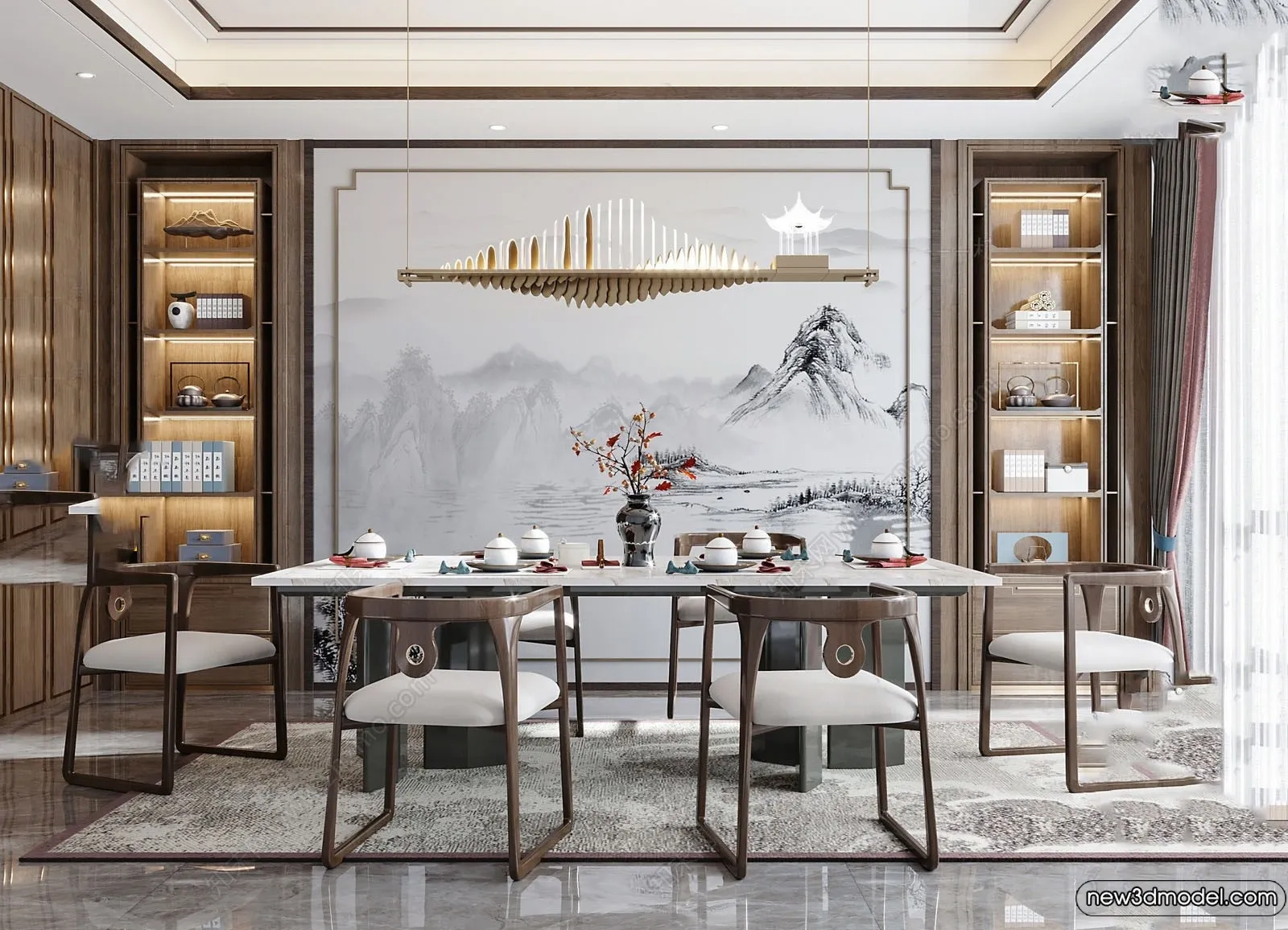 Dining Room – 3D Models – 3D Interior Scenes – 200 Dining Room – 3D Models – 3D Interior Scenes – 200