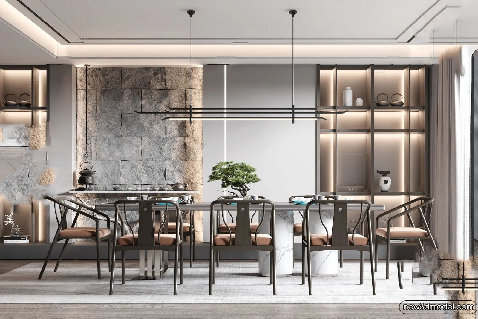 Dining Room – 3D Models – 3D Interior Scenes – 201 Dining Room – 3D Models – 3D Interior Scenes – 201