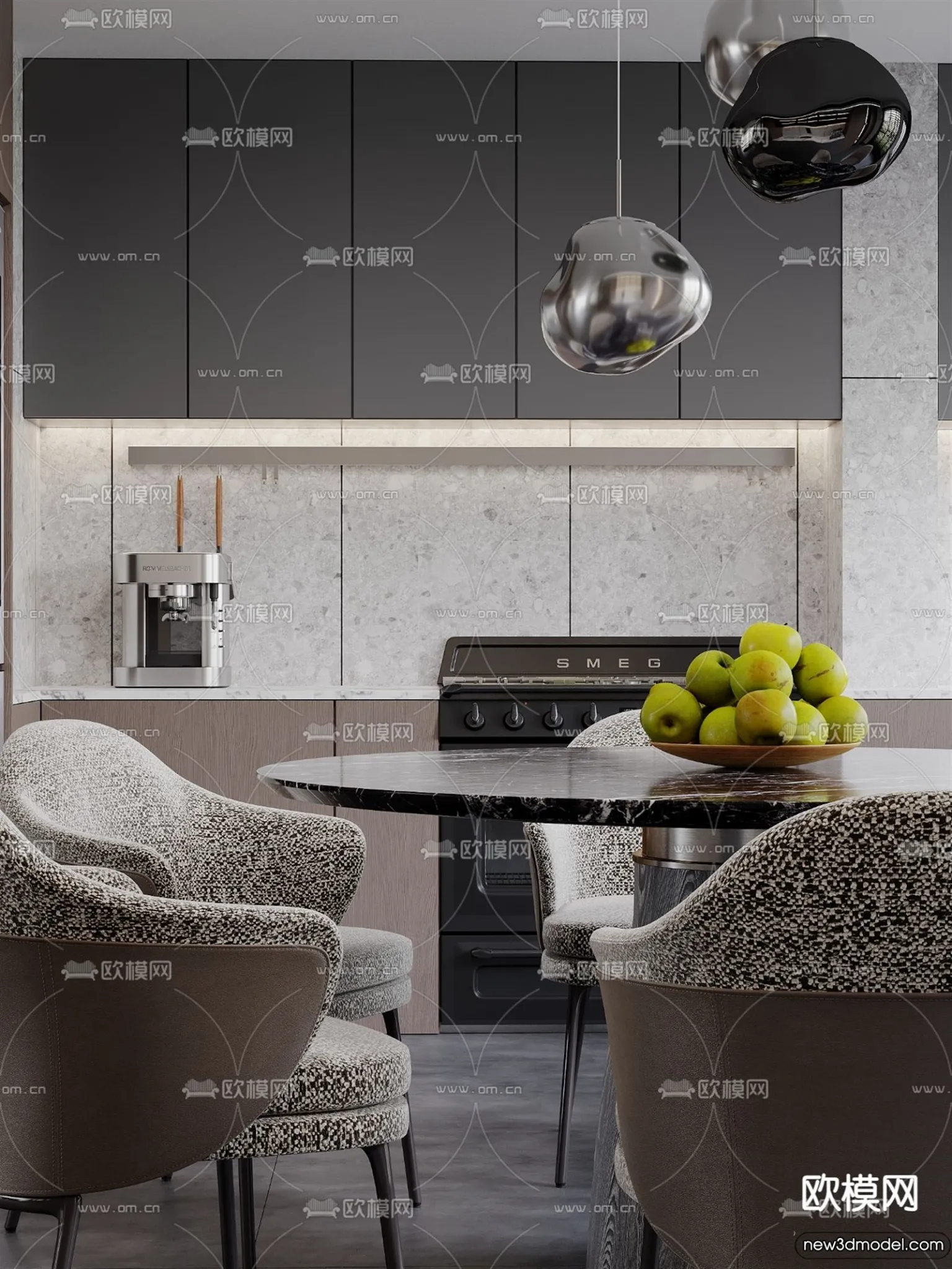 Dining Room – 3D Models – 3D Interior Scenes – 270 Dining Room – 3D Models – 3D Interior Scenes – 270