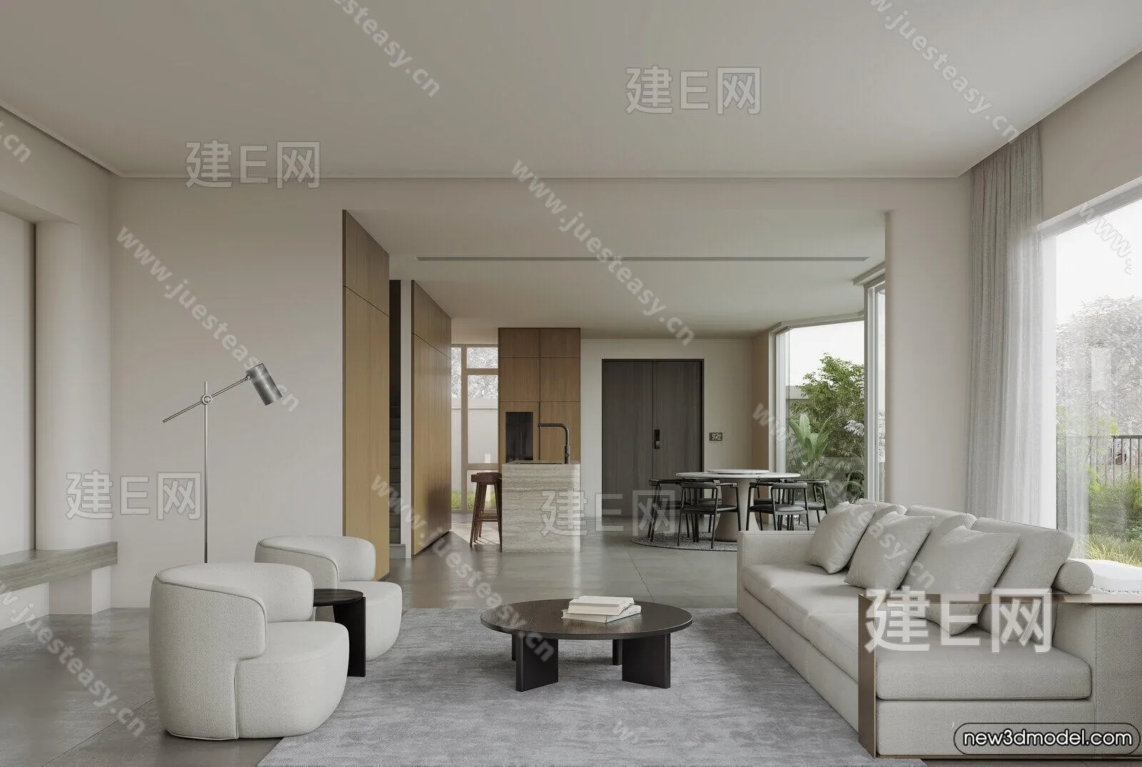 Dining Room – 3D Models – 3D Interior Scenes – 277 Dining Room – 3D Models – 3D Interior Scenes – 277