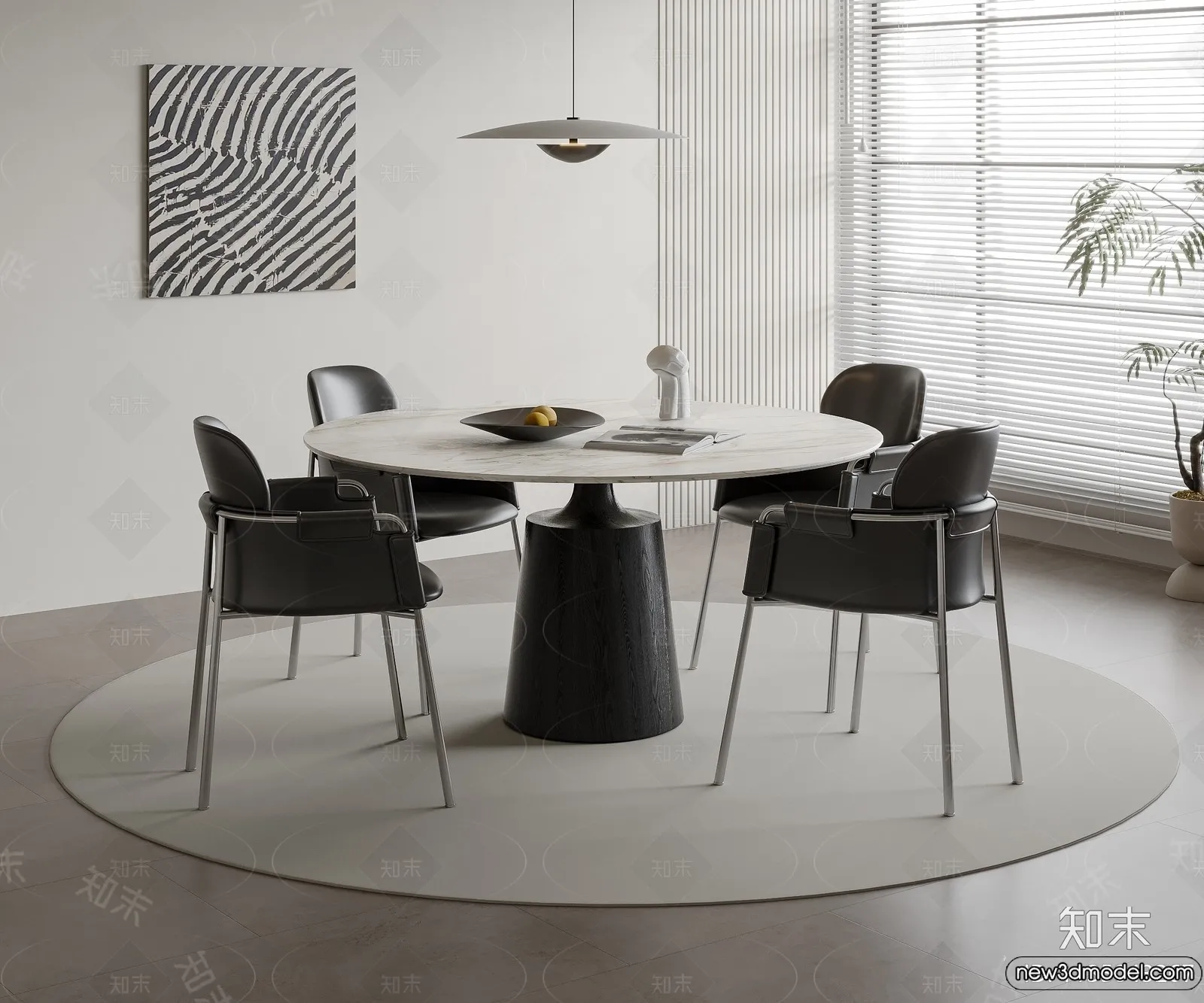 Dining Room – 3D Models – 3D Interior Scenes – 279 Dining Room – 3D Models – 3D Interior Scenes – 279