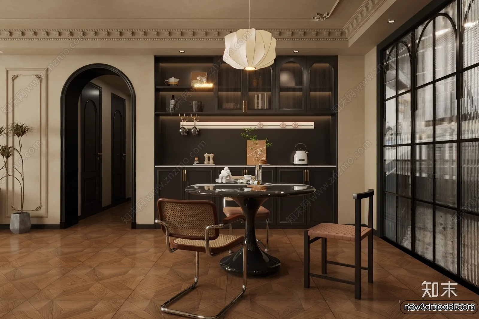 Dining Room – 3D Models – 3D Interior Scenes – 291 Dining Room – 3D Models – 3D Interior Scenes – 291