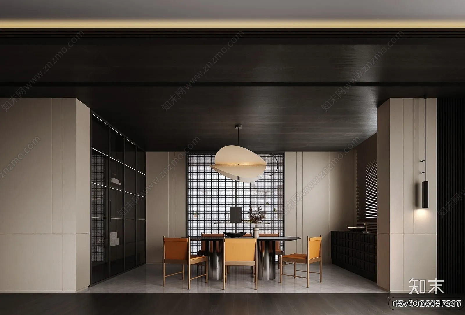 Dining Room – 3D Models – 3D Interior Scenes – 306 Dining Room – 3D Models – 3D Interior Scenes – 306