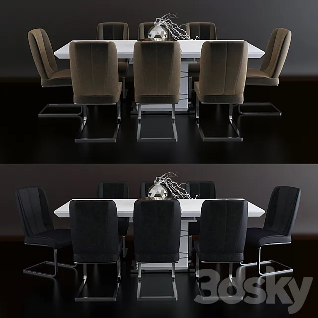dining room furniture 3DModel dining room furniture 3DModel