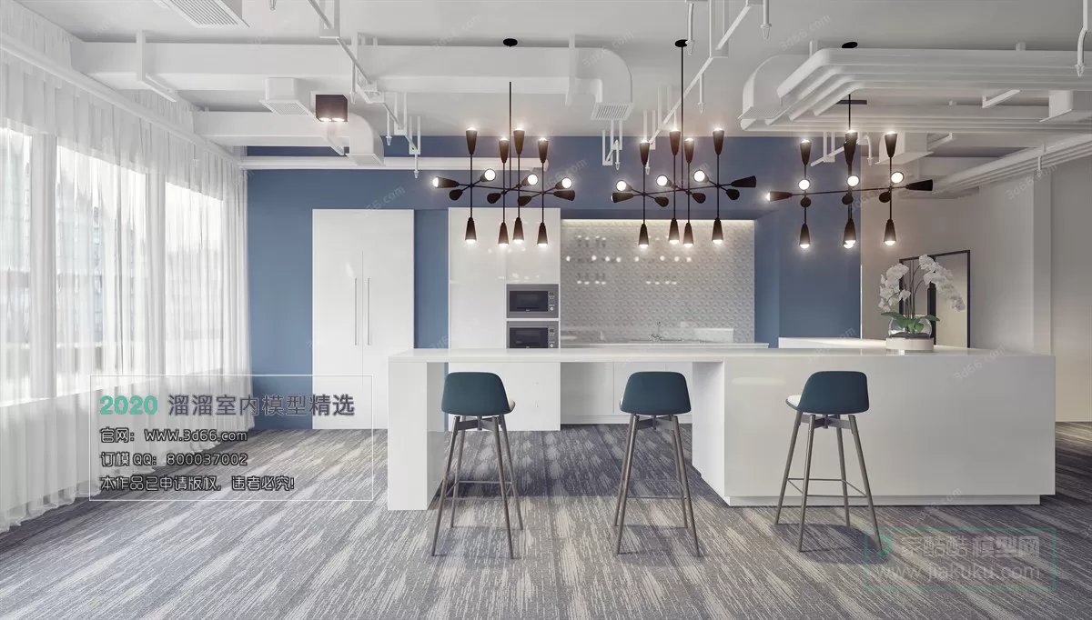 DINING ROOM – MODERN STYLE – 3D MODELS – VRAY – 012