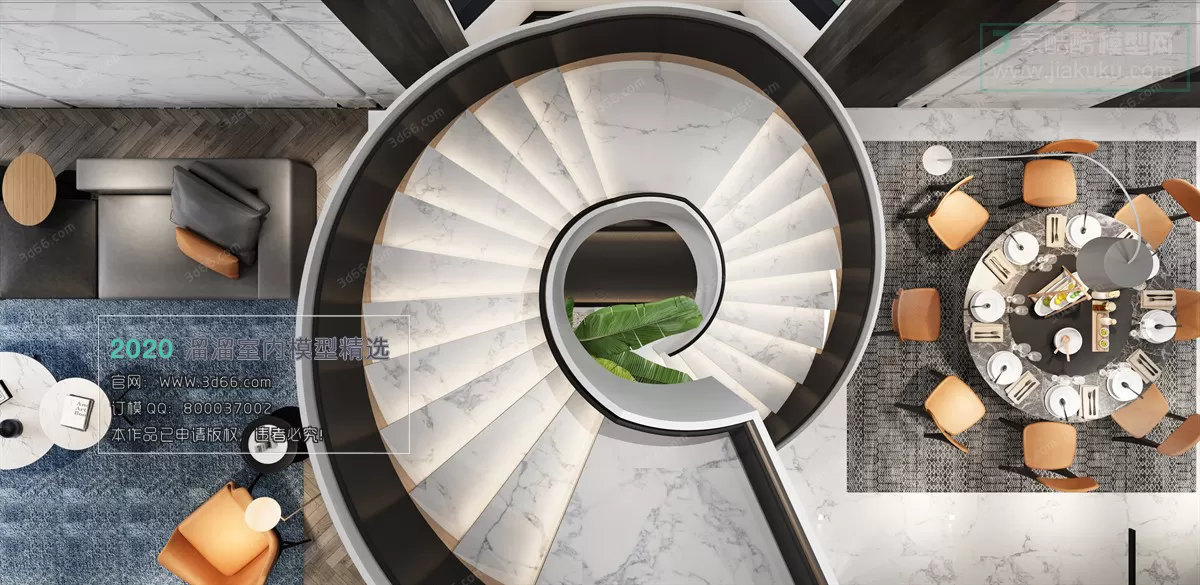 DINING ROOM – MODERN STYLE – 3D MODELS – VRAY – 018