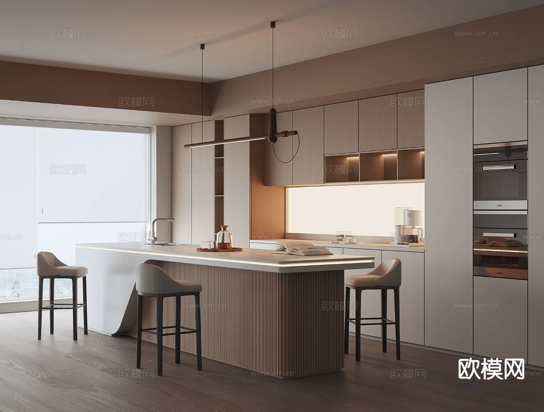 DINING ROOM SETS – 3D Model For Interior Design – 10728