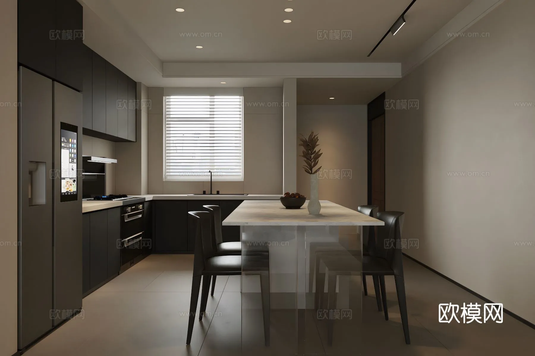 DINING ROOM SETS – 3D Model For Interior Design – 10802