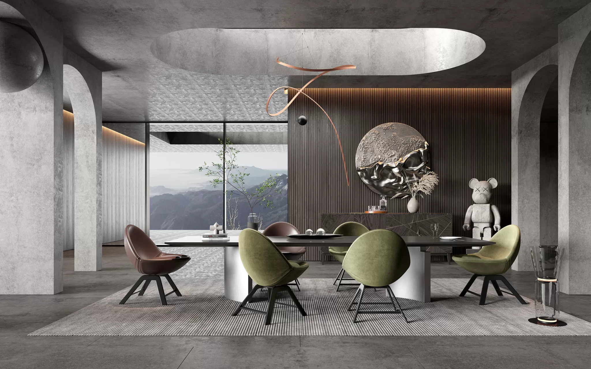 DINING ROOM SETS – 3D SCENE – 203 DINING ROOM SETS – 3D SCENE – 203