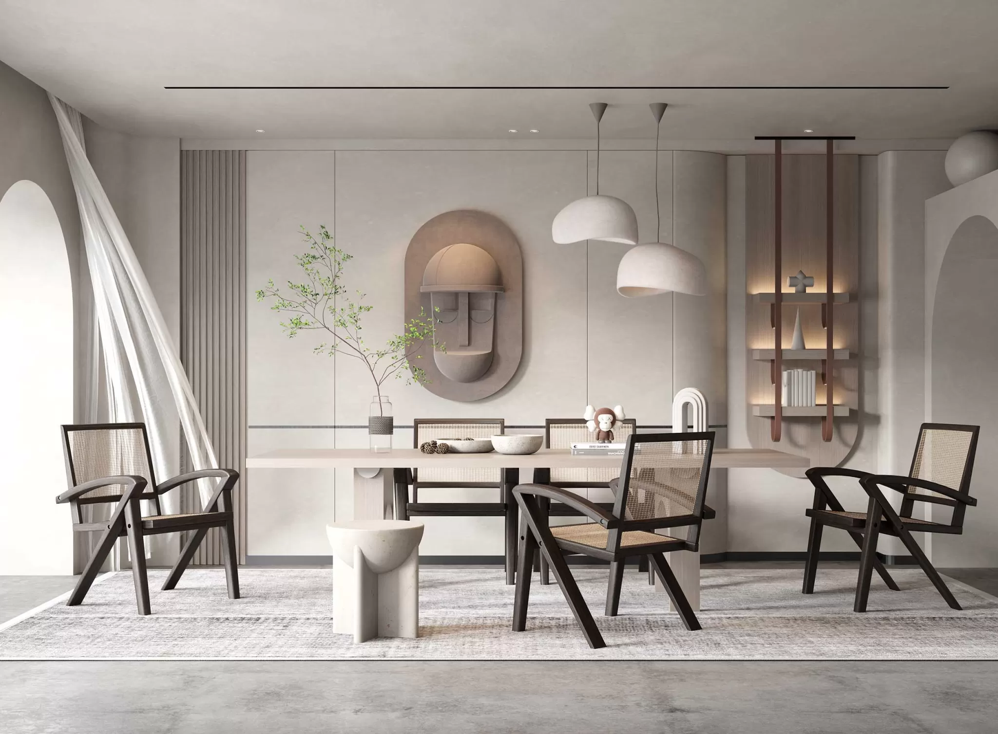 DINING ROOM SETS – 3D SCENE – 204 DINING ROOM SETS – 3D SCENE – 204