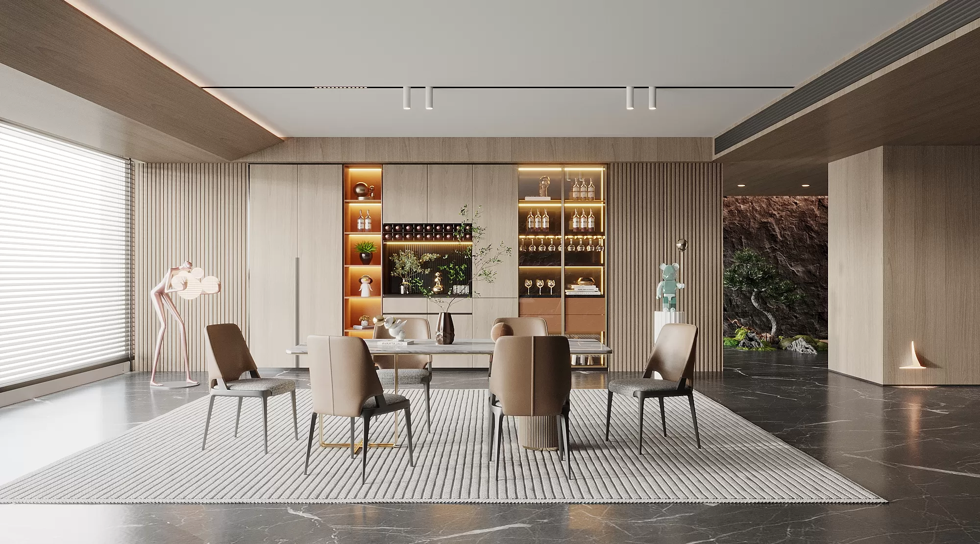 DINING ROOM SETS – 3D SCENE – 244 DINING ROOM SETS – 3D SCENE – 244