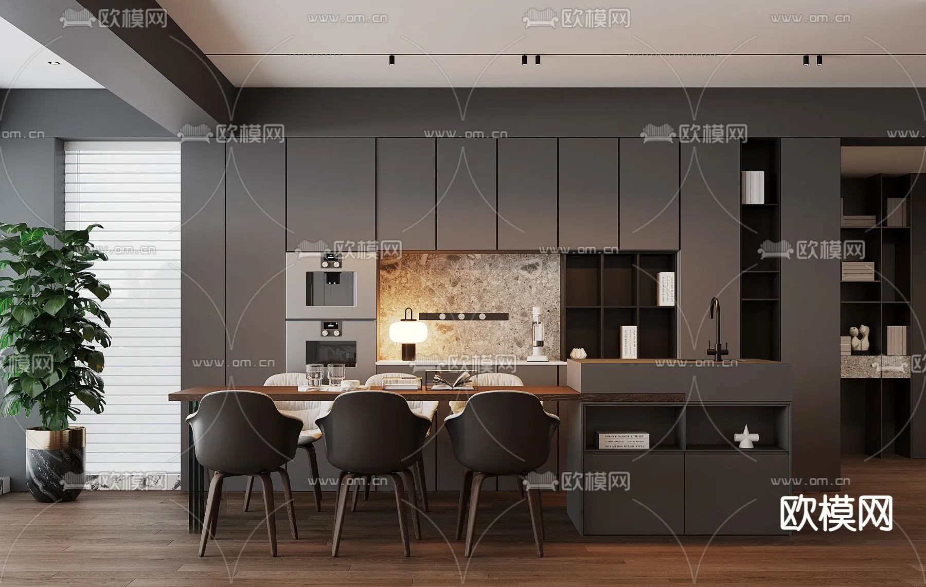 DINING ROOM SETS – CORONA – 3D MODEL – 1368 DINING ROOM SETS – CORONA – 3D MODEL – 1368