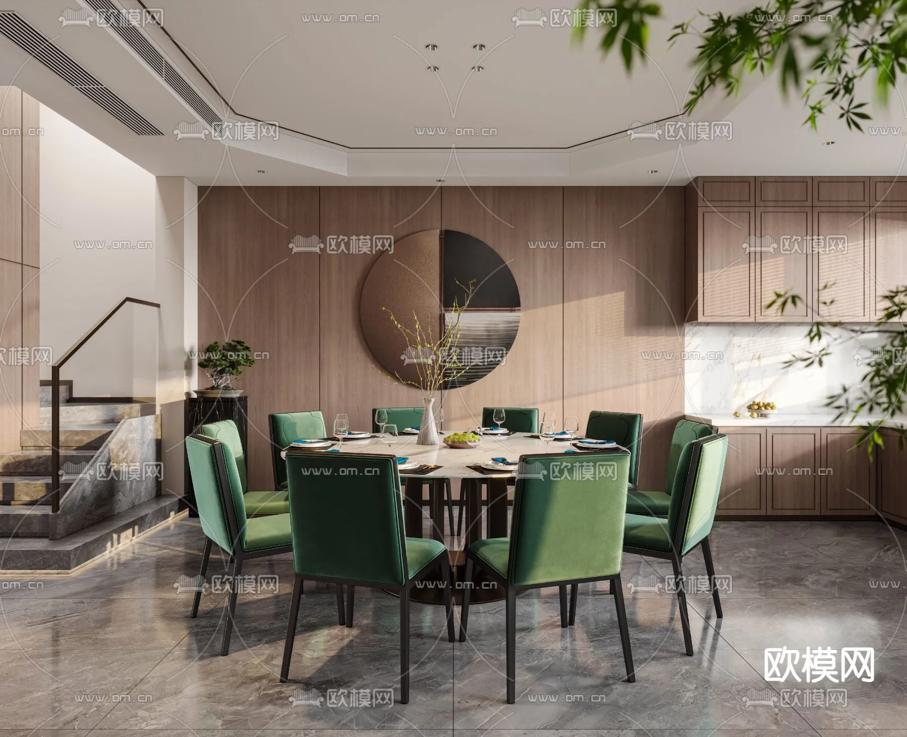 DINING ROOM SETS – CORONA – 3D MODEL – 1379 DINING ROOM SETS – CORONA – 3D MODEL – 1379